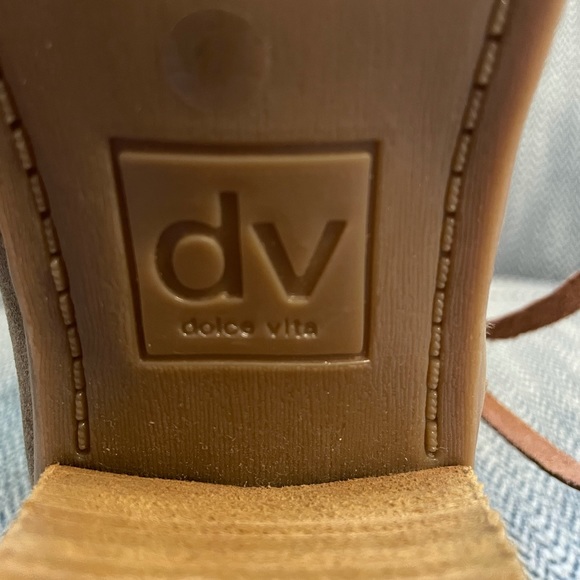 Dolce Vita Tan Heeled Booties - Picture 13 of 16